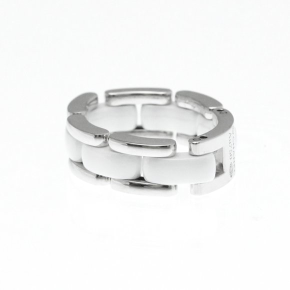 CHANEL 18k White Gold Ring - Picture 4 of 9